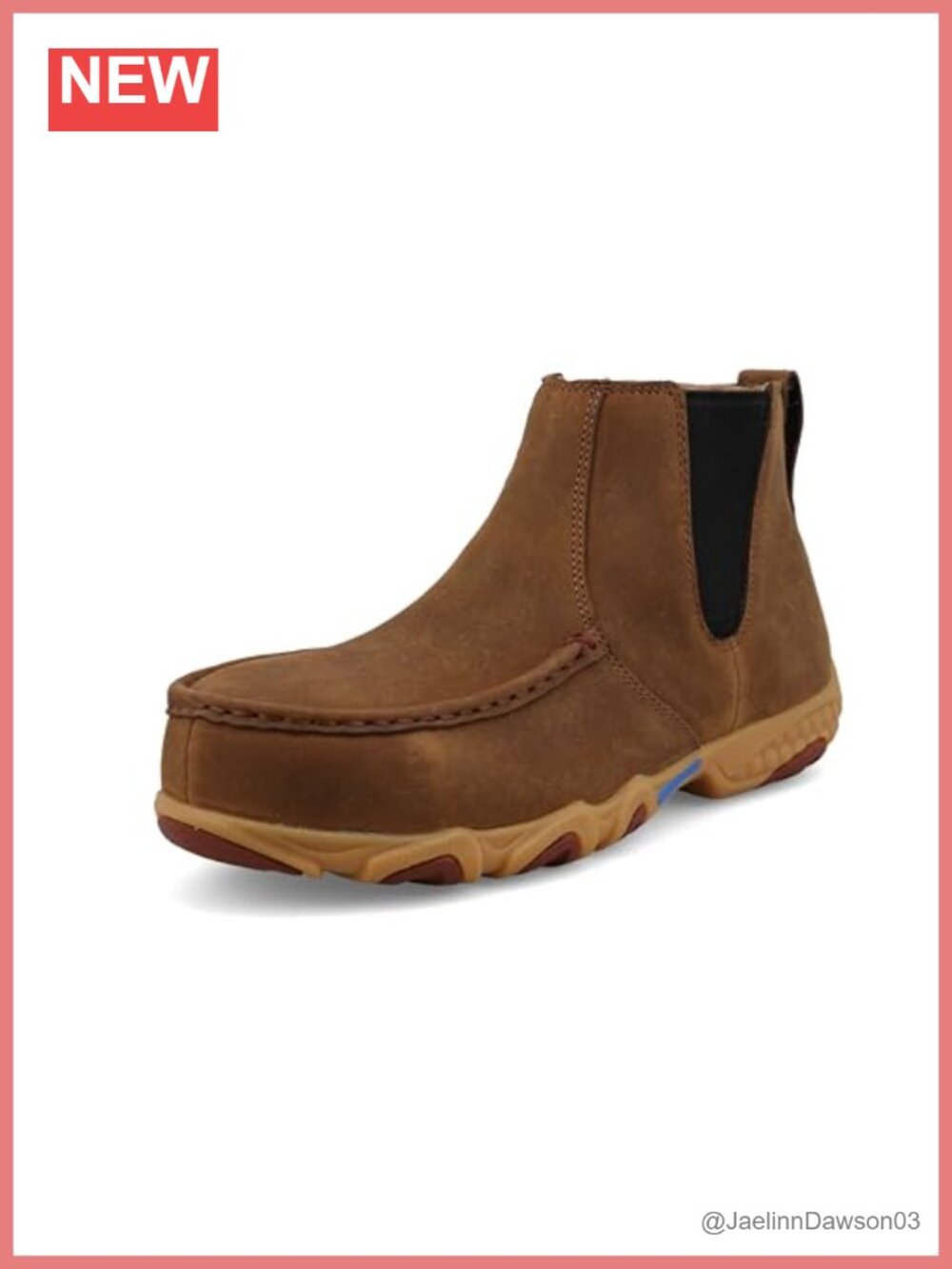 Women's Safety Toe Work Chelsea Boots Slip Resistant Composite Toe Pull-On